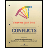 Casenote Legal Briefs  Conflicts