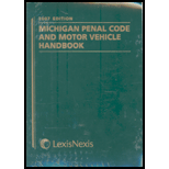 Michigan Penal Code and Motor Vehicle Handbook 2007   With CD