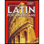 Latin for Americans  Level 1 (Teachers Edition)