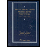 Constitutional Theory  Arguments and Perspectives