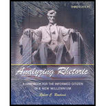 Analyzing Rhetoric  A Handbook for the Informed Citizen in a New Millennium   With Workbook