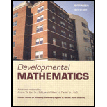 Developmental Mathematics CUSTOM<