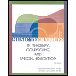 Music Techniques in Therapy, Counseling, and Special Education