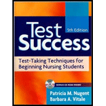 Test Success: Test-Taking Techniques for Beginning Nursing Students -Text Only -  Patricia M. Nugent, Paperback