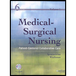 Medical Surgical Nursing Patient Centered Collaborative Care, Volume 1 & Volume 2  With CD