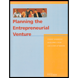 Planning The Entrepreneurial Venture   Package