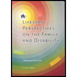 Lifespan Perspectives on Family and Disability