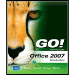 Go With Microsoft Office 2007, Intro.   With CD Package