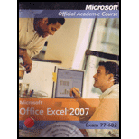 Microsoft Office Excel 2007 Official Academic Course Exam 77 602   With CD