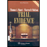 Trial Evidence   With CD