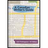 Canadian Writers Guide