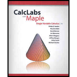 Calculus Maple Calclabs Single Variable