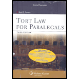 Tort Law for Paralegals