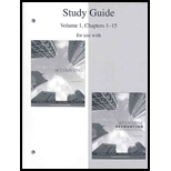 Financial and Managerial Accounting  Study Guide Volume 1