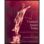 Criminal Justice Today (Custom)