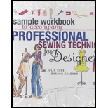 Sample Workbook to Accompany Professional Sewing Techniques for Designers (New)