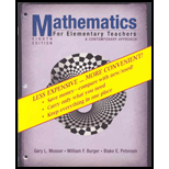 Mathematics for Elementary Teachers   With Binder