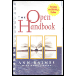 Open Handbook   With 2009 MLA Update Card