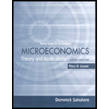 Microeconomics Theory and Appl.   Study Guide