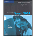 Microsoft Office Word 2007 Comprehensive   With CD