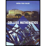 College Mathematics for Business Economics, Life (Custom)