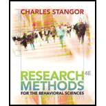 Research Methods for the Behavioral Sciences