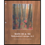 Math 101/ 102  Math Concepts (Custom)