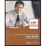 Case Book Kap. Rev. for Cfp Cert, Volume VII