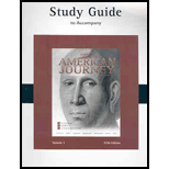 American Journey TLC Ed., Brief Volume 1  Study Guide 5TH Edition 