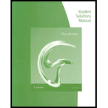 Precalculus Student Solutions Manual