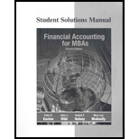 Financial Accounting for MBAs Student Solution Manual