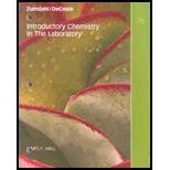 Introductory Chemistry in the Lab. to Accompany Zumdahl