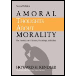 Amoral Thoughts About Morality The Intersection of Science 