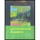 Intermediate Algebra   With CD and Mymathlab