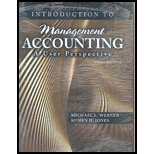 Introduction to management accounting a user perspective 3rd edition