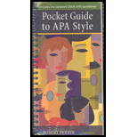 Pocket Guide to APA Style (Custom Package)