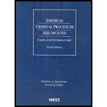 American Criminal Procedure Adjudicative