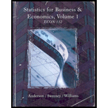 Statistics for Business and Economics, Volume 1 (Custom)