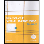 Microsoft Visual Basic 2010  Reloaded