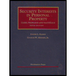 Security Interests in Personal Property