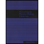 Accounting for Decision Makers Study Guide