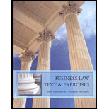 Business Law  Text and Exercises (Custom)