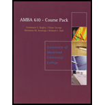 AMBA 610 Course Pack (CUSTOM PACKAGE)