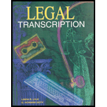 Legal Transcription   With CD