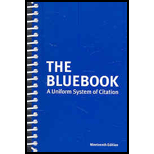 Bluebook Uniform System of Citation