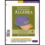 Elementary and Intermediate Algebra - With CD (Looseleaf) -  Sullivan, Loose-Leaf