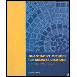 Quantitative Methods for Business Decisions  (Custom)