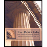 Texas Politics Today (Custom)