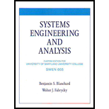 Systems Engineering and Analysis (Custom)