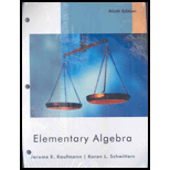 Elementary Algebra   With Access 9 (Custom)